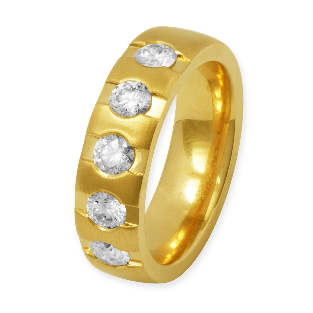 Goldschmied LESER Ring Mit Brillanten