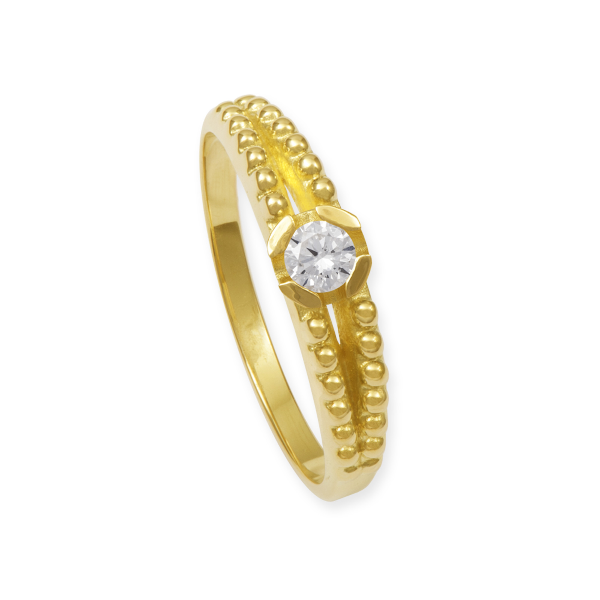 LESER Dirndlschmuck-Ring-750GG-Brillant