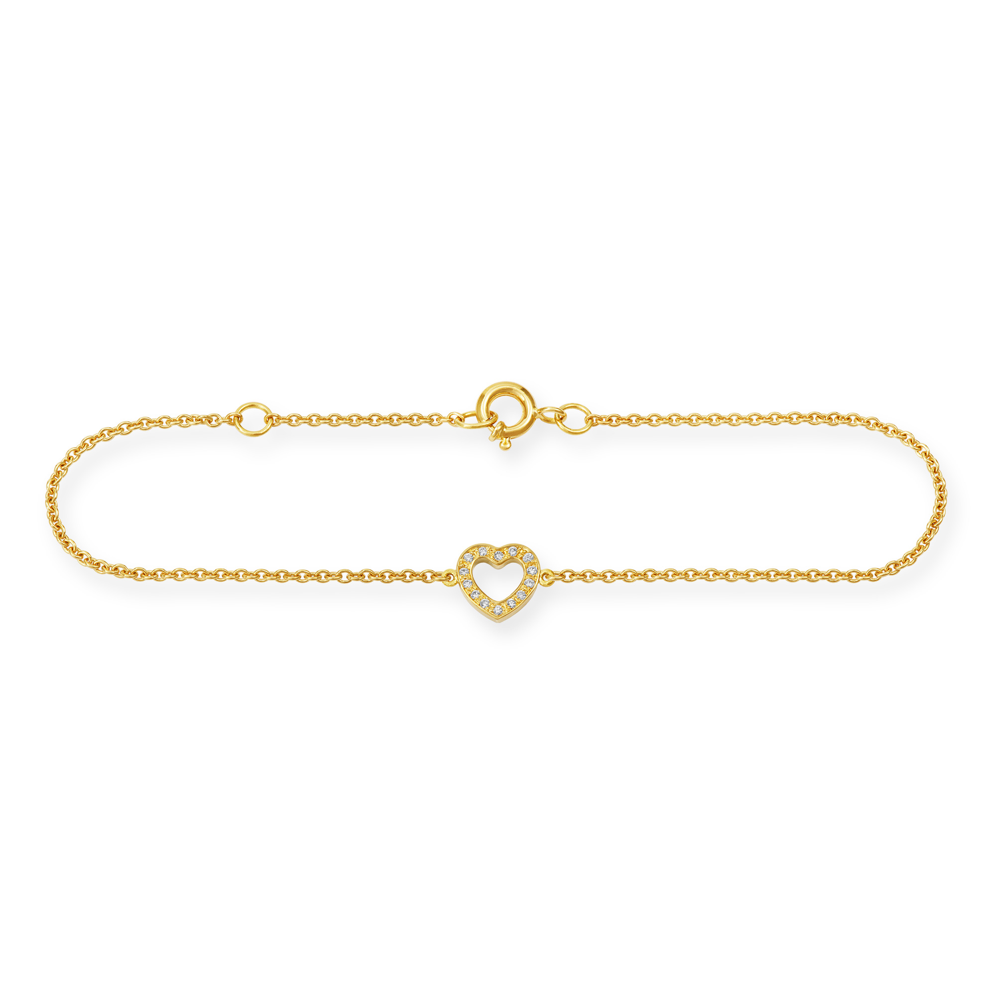 LESER Armband- 750 Gelbgold Brillanten