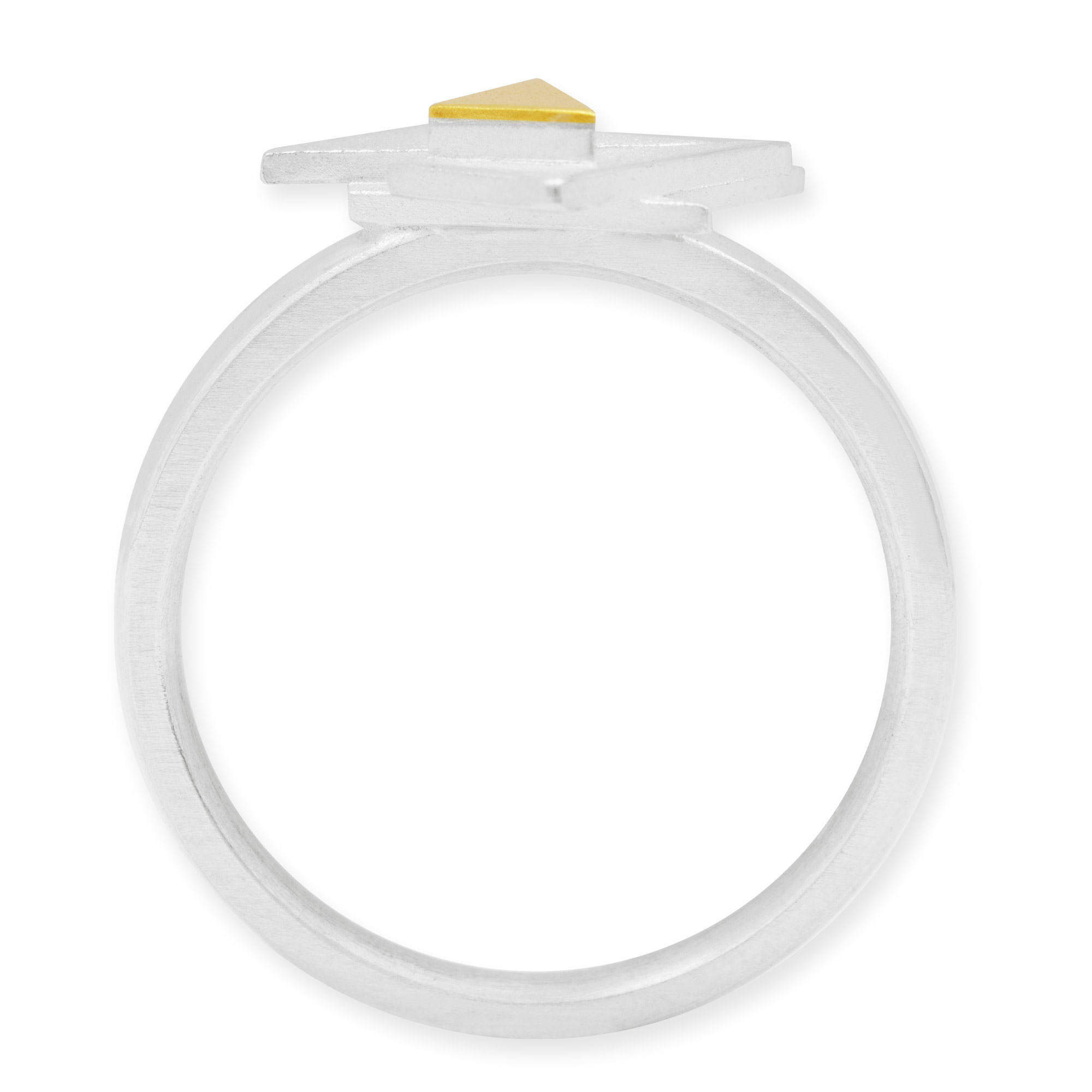 LESER Ring-925Silber-750GG