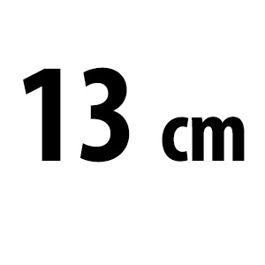 13 cm