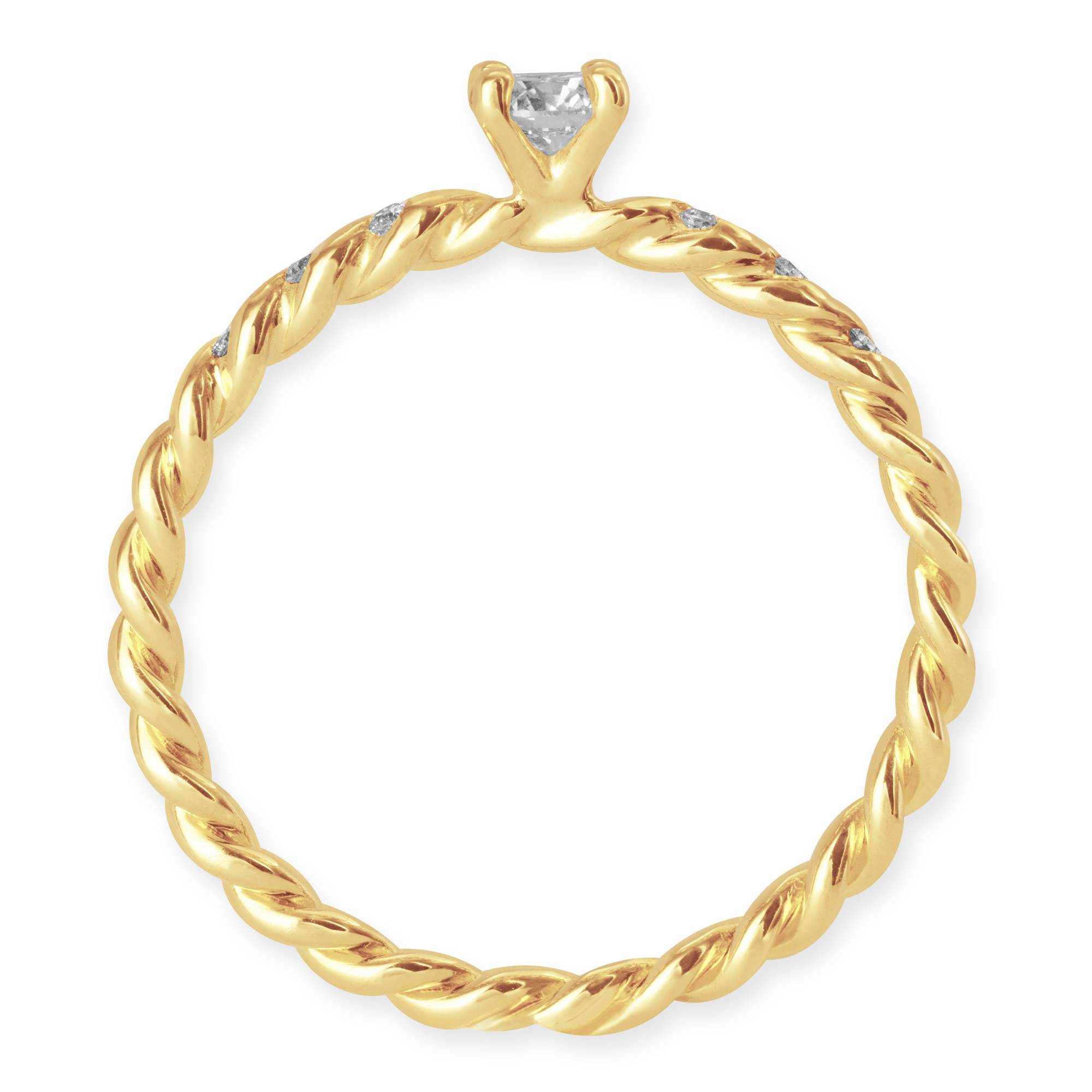 LESER Ring-Kordelring-Brillanten.750REG