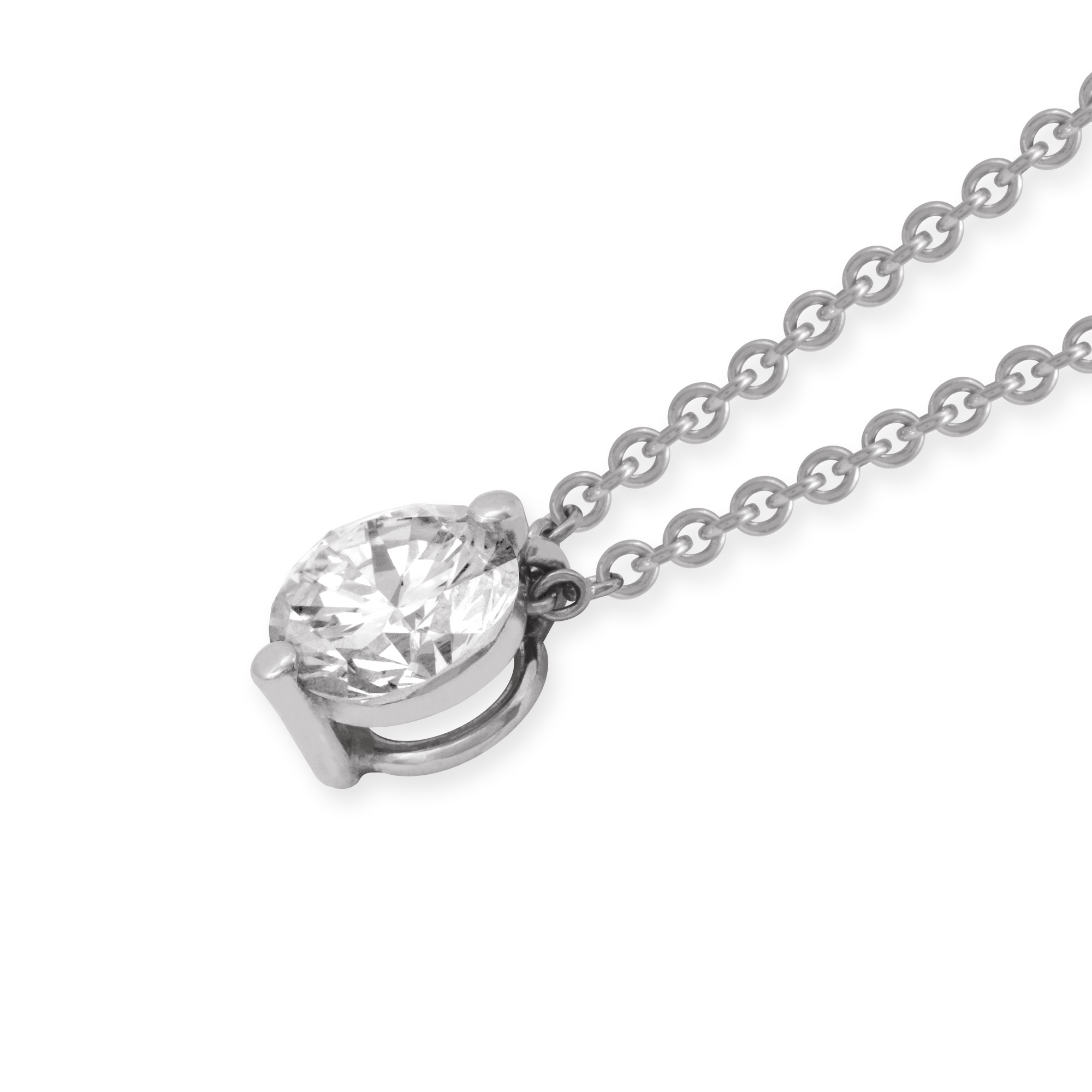 LESER-Collier-Ein-Hauch-von-Nichts-950PLT-0,50ct