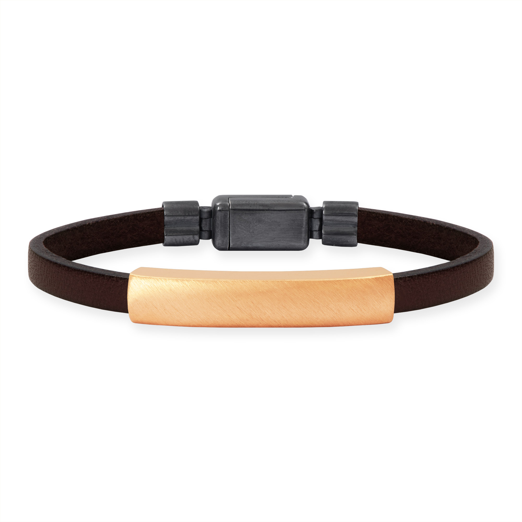 LESER Armband- Lederband 750 Rosegold