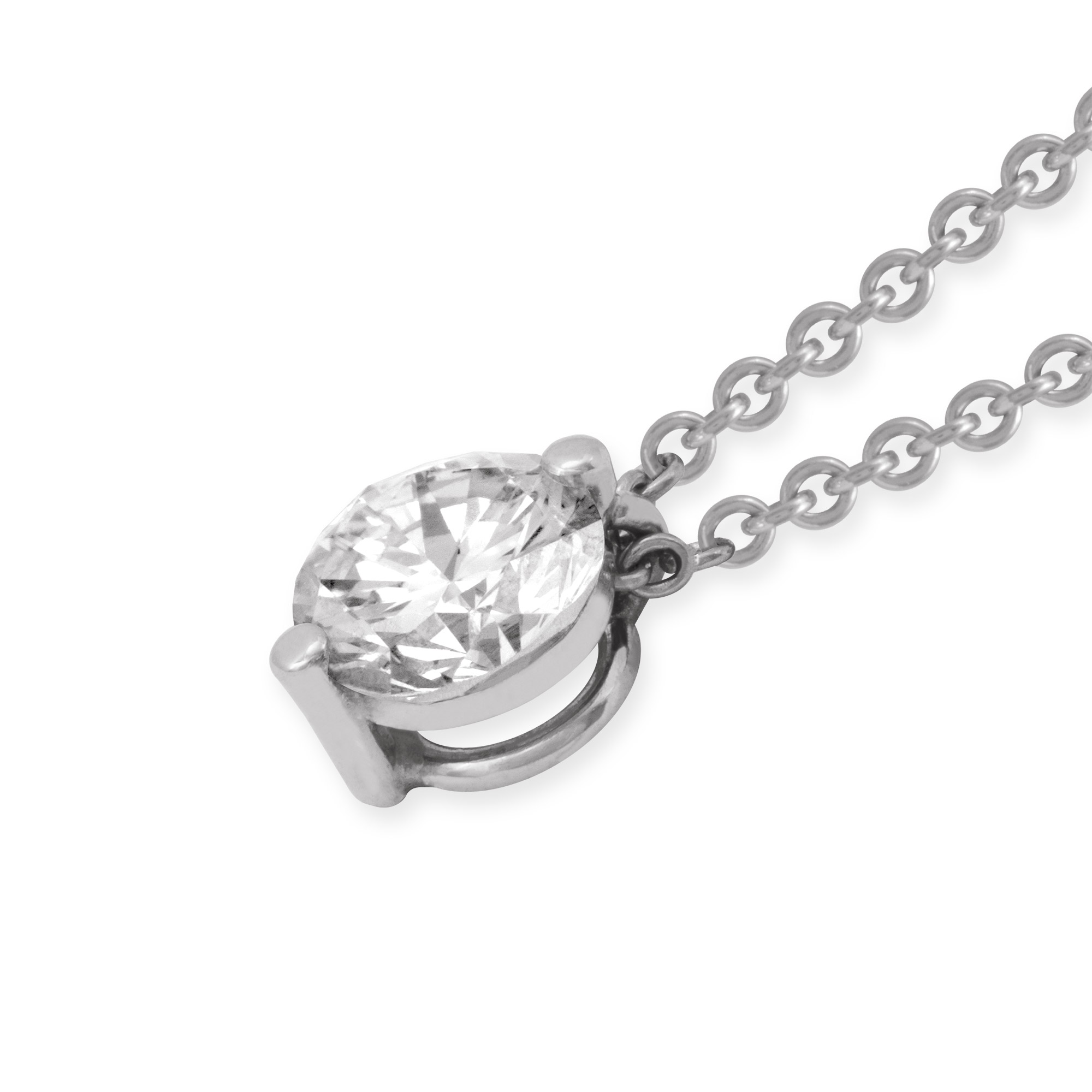 LESER-Collier-Ein-Hauch-von-Nichts-950PLT-1,00ct