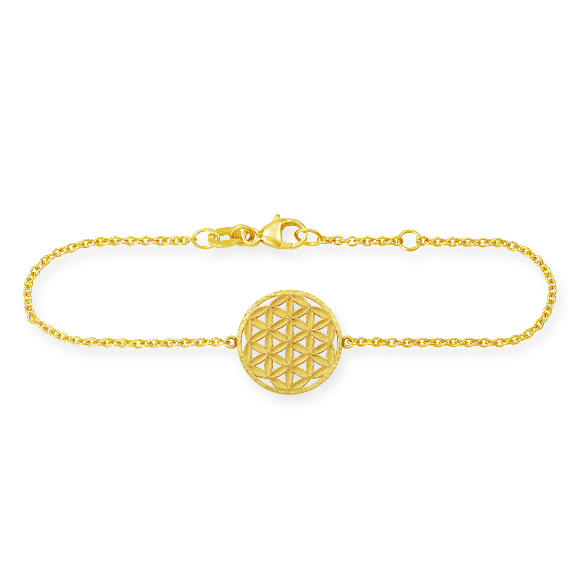 LESER Armband- Blume des Lebens 750 Gelbgold